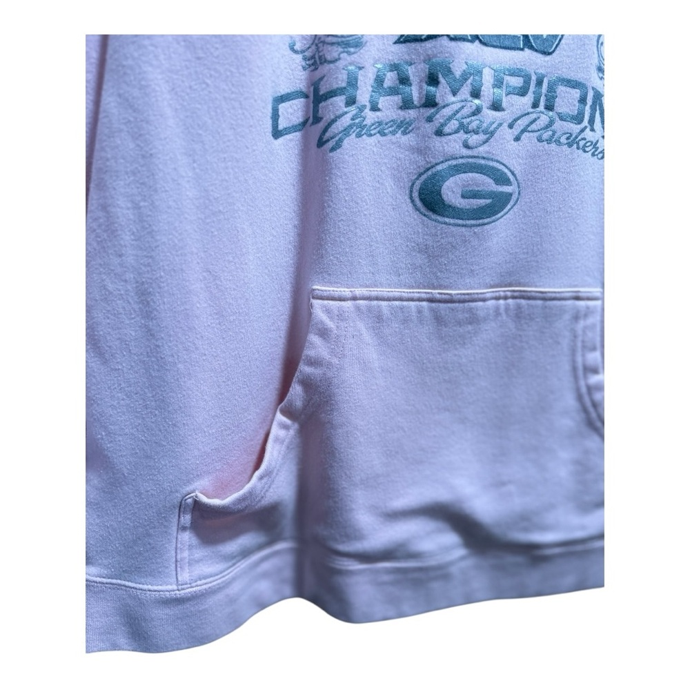 Vintage Women’s Size Small Pink Reebok Green Bay Packers Hoodie - Picture 4 of 10
